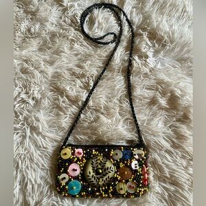 Colorful Beaded Women's Mini  Bag Purse